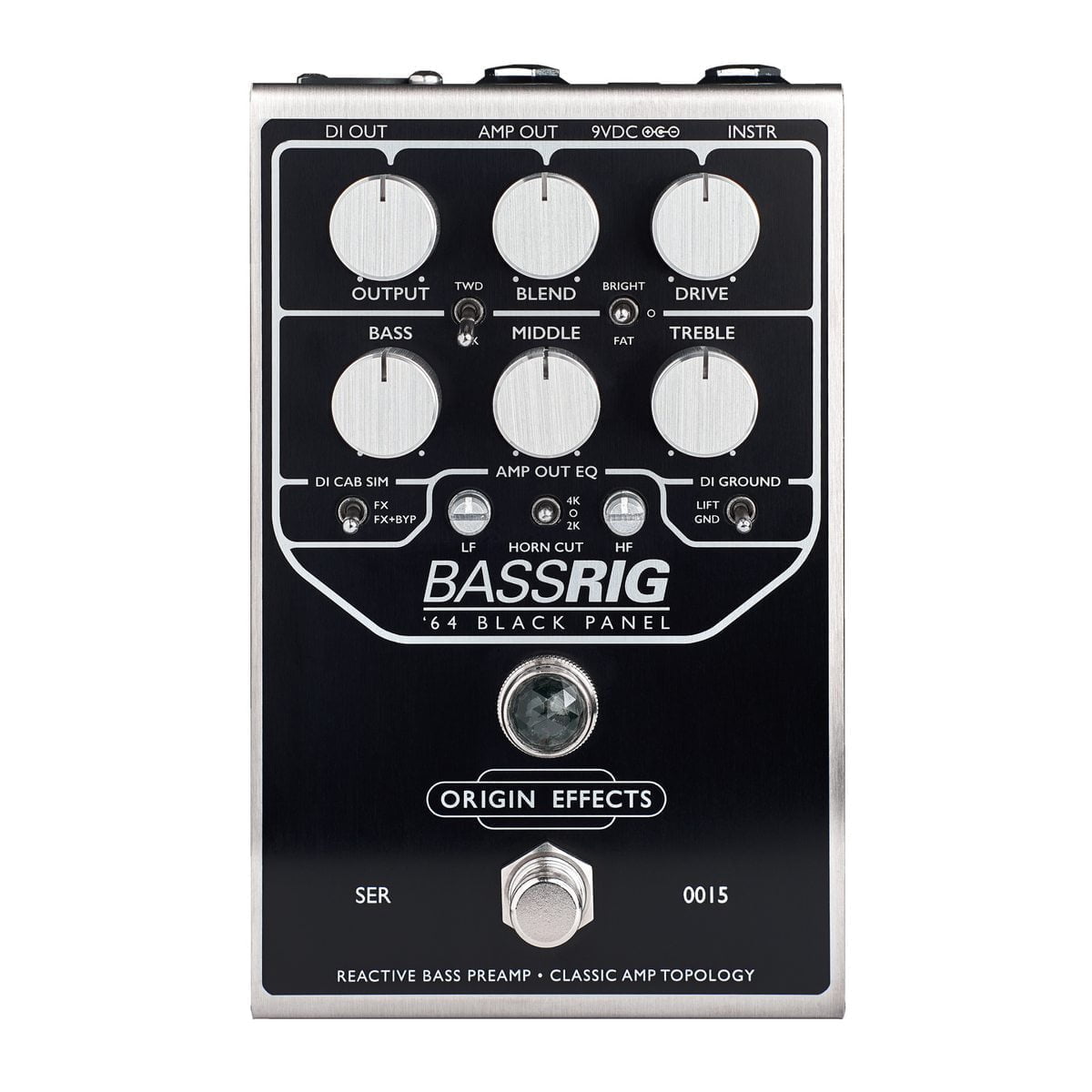 Bassrig '64 Black Panel Front (web Use)