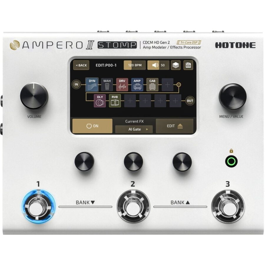 Ampero Ii Stomp Front With Screen Hi V01 211020