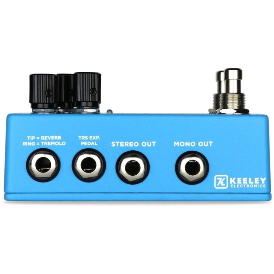 Keeley Electronics Hydra Stereo Reverb Tremolo Effect Pedal Output