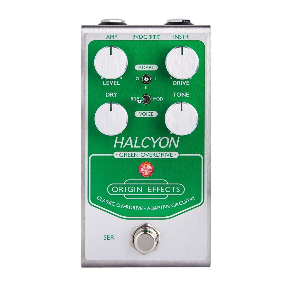Origin Effects Halcyon Green Overdrive Front (web) On