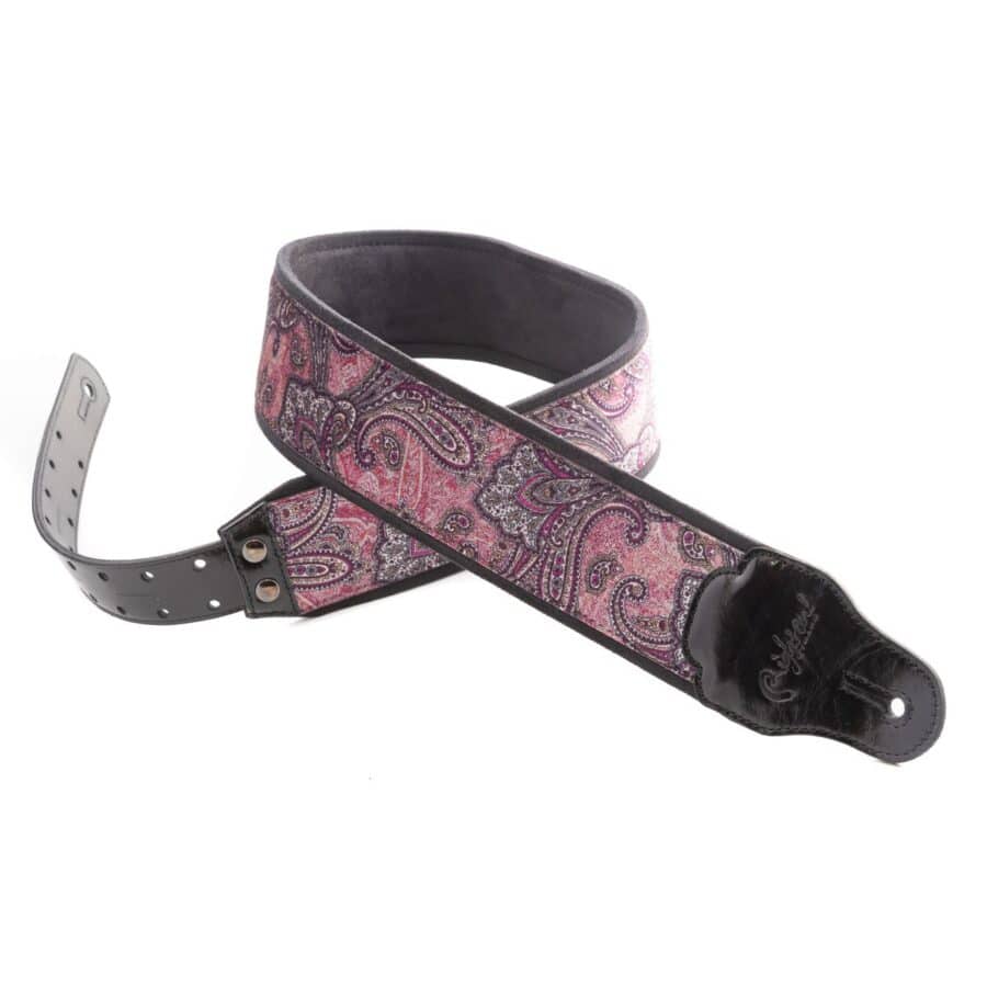 Steady Jazz J Paisley Velvet Burgundy (5)