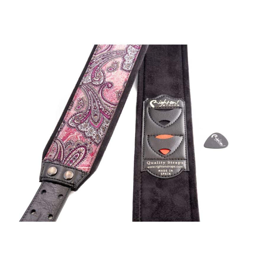 Steady Jazz J Paisley Velvet Burgundy (6)