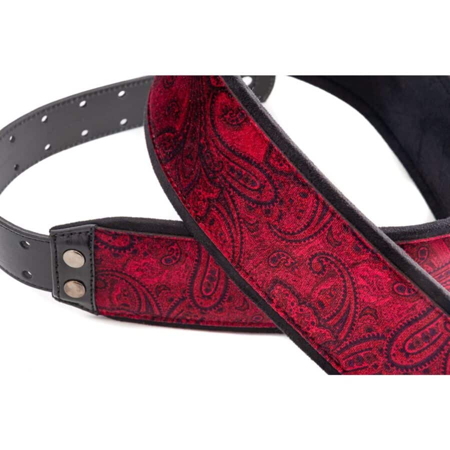 Steady Jazz J Paisley Velvet Red (3)