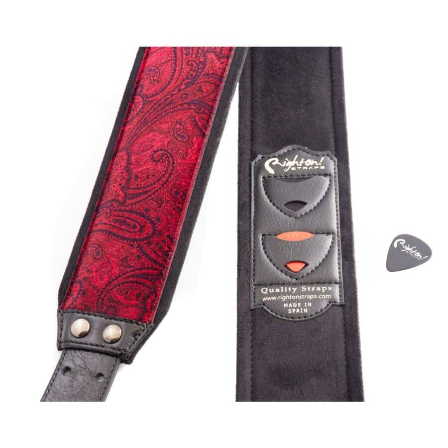 Steady Jazz J Paisley Velvet Red (5)