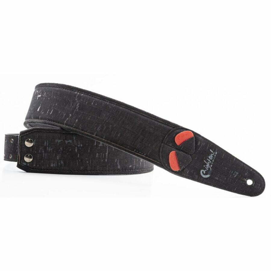 Guitar Strap Cork Black (3)