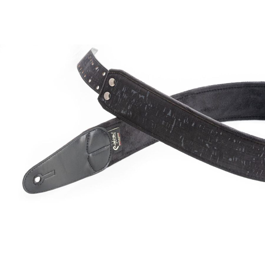 Guitar Strap Cork Black (5)