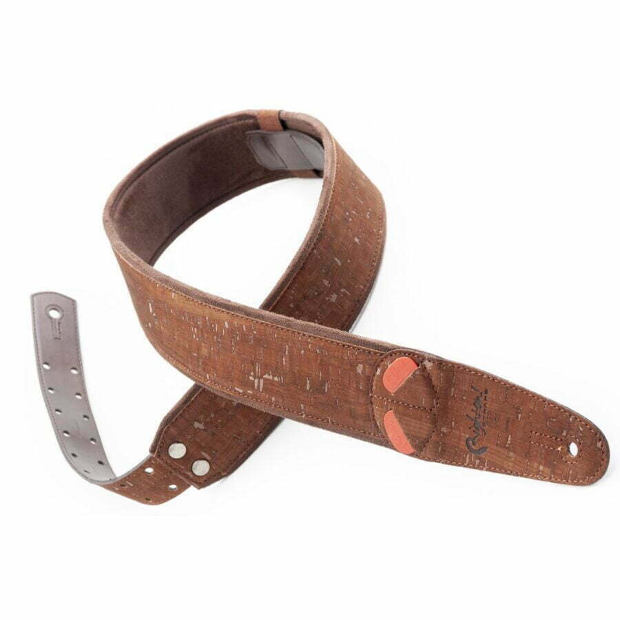 Guitar Strap Cork Brown (7)