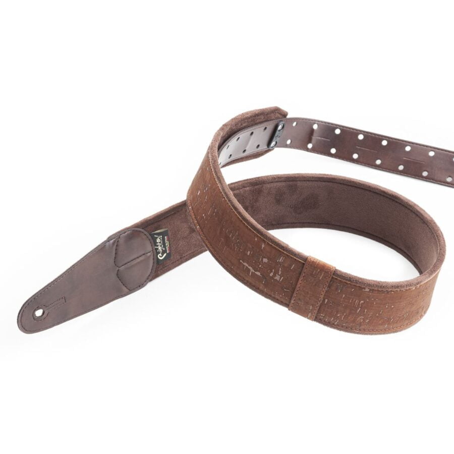 Guitar Strap Cork Brown (8)
