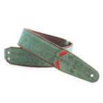Guitar Strap Cork Teal (2)