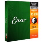 Elixir Nanoweb 45 130 Nickel Bass Guitar Strings 5 String Long Sca 14202