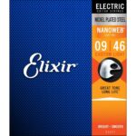 Elixir Nanoweb Nickel Wound 9 46 Electric Guitar Strings 12027