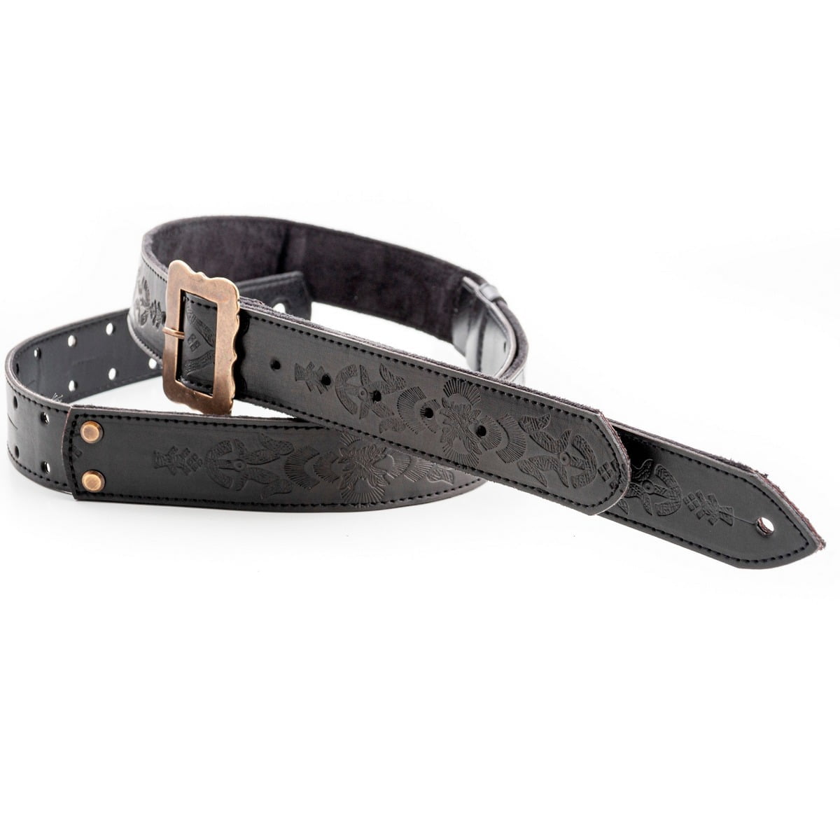 Guitar Strap Legend Bohemian Vegan Black Strap Righton 1200