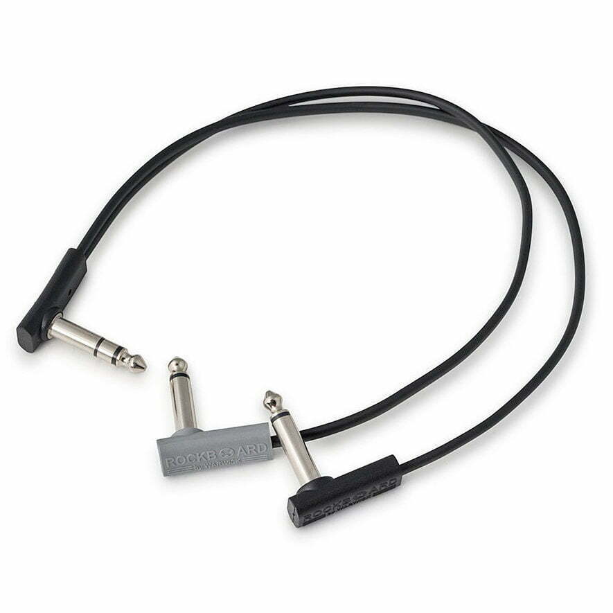 Rockboard Flat Patch Y Splitter Cable 30 Cm 1618816042668