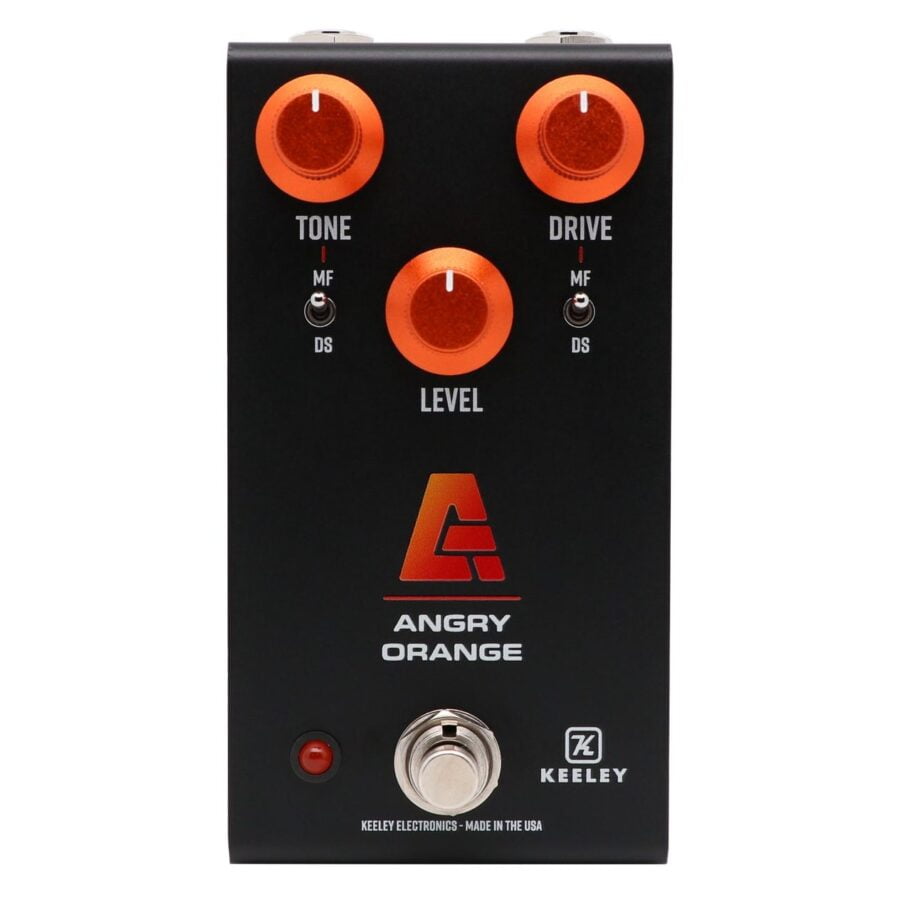 Keeley Electronics Angry Orange Distortion And Fuzz Effect Pedal 000 Transparent Background