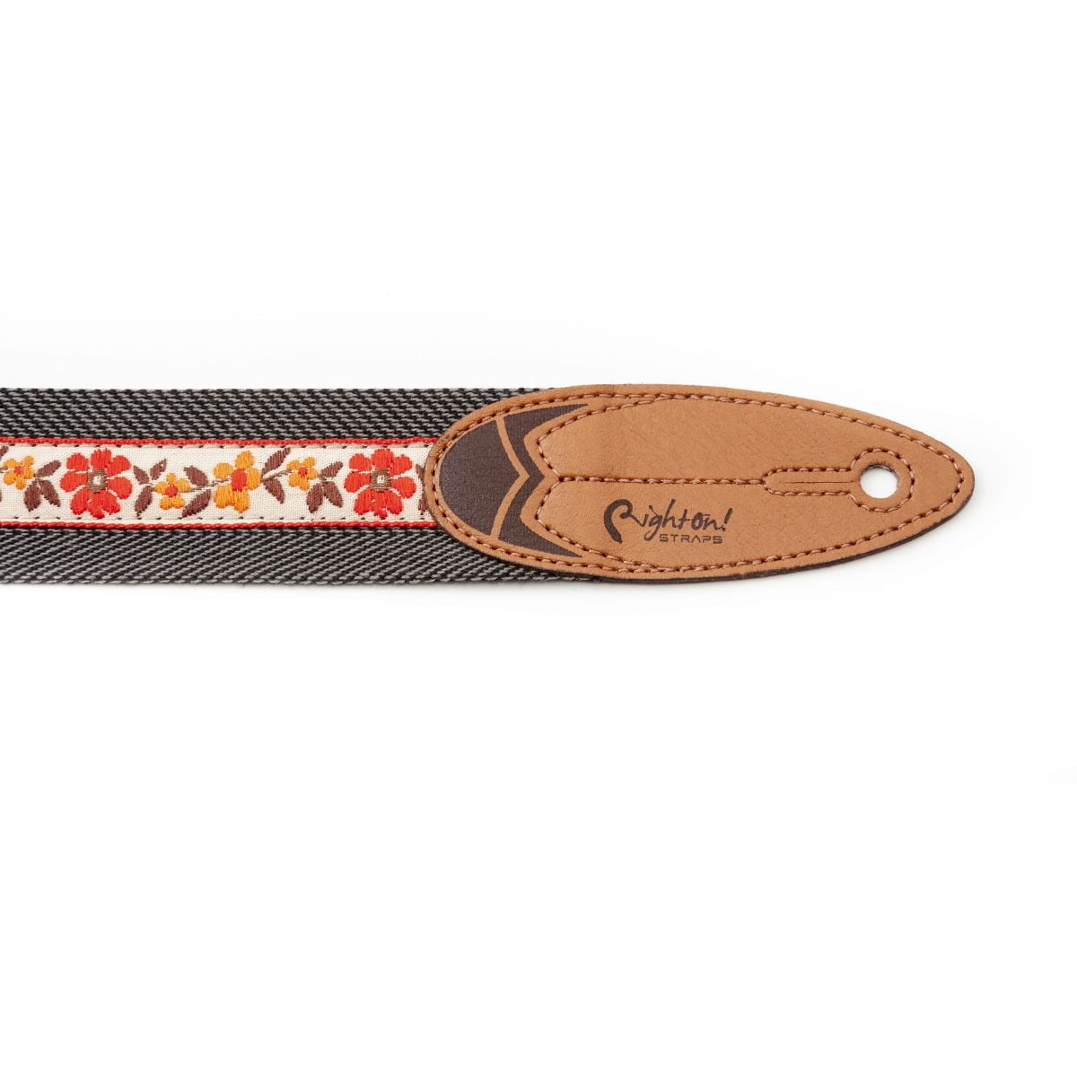 Guitar Strap Road Runner Surf Hawaii Black (7)