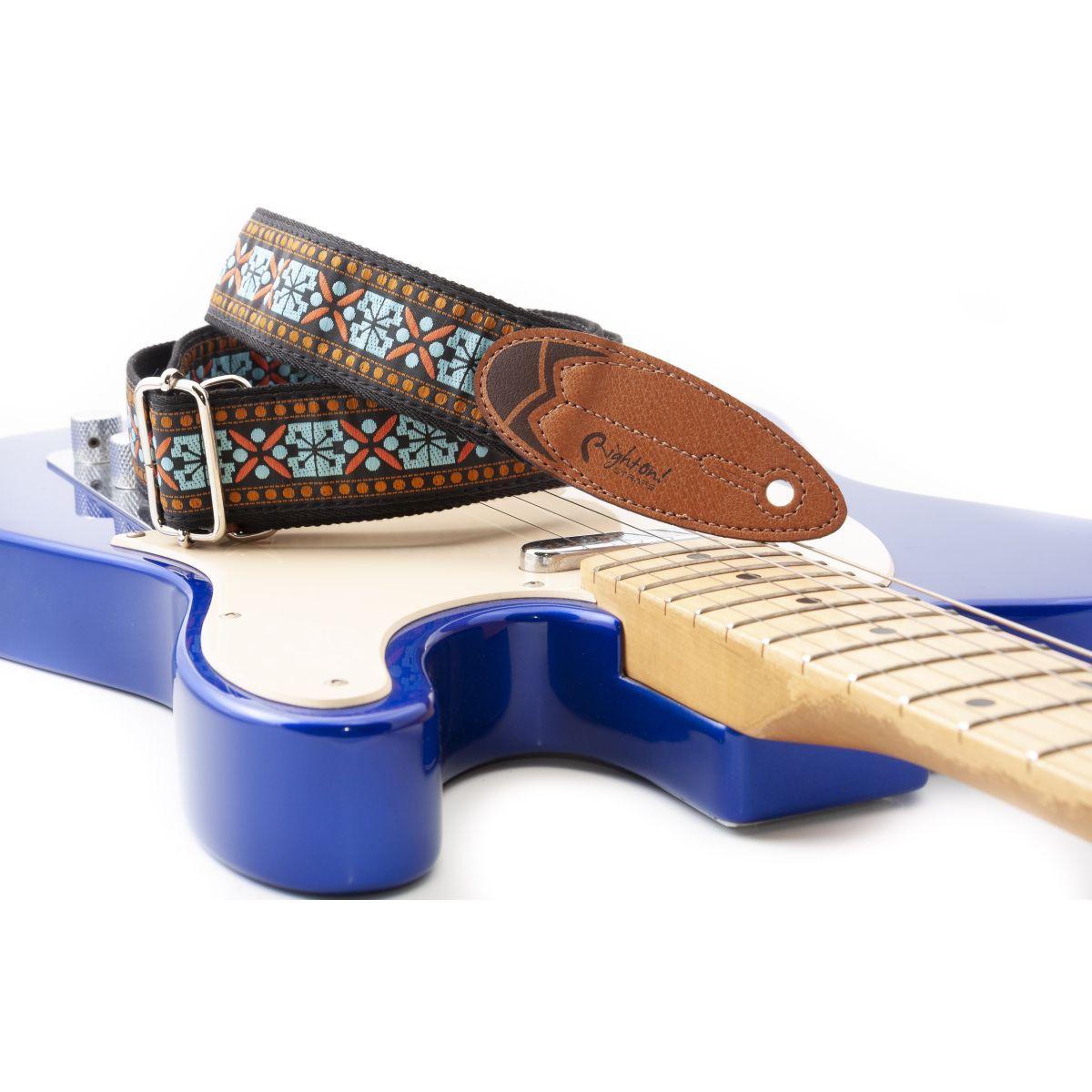 Guitar Strap Road Runner Surf Raider Teal (6)