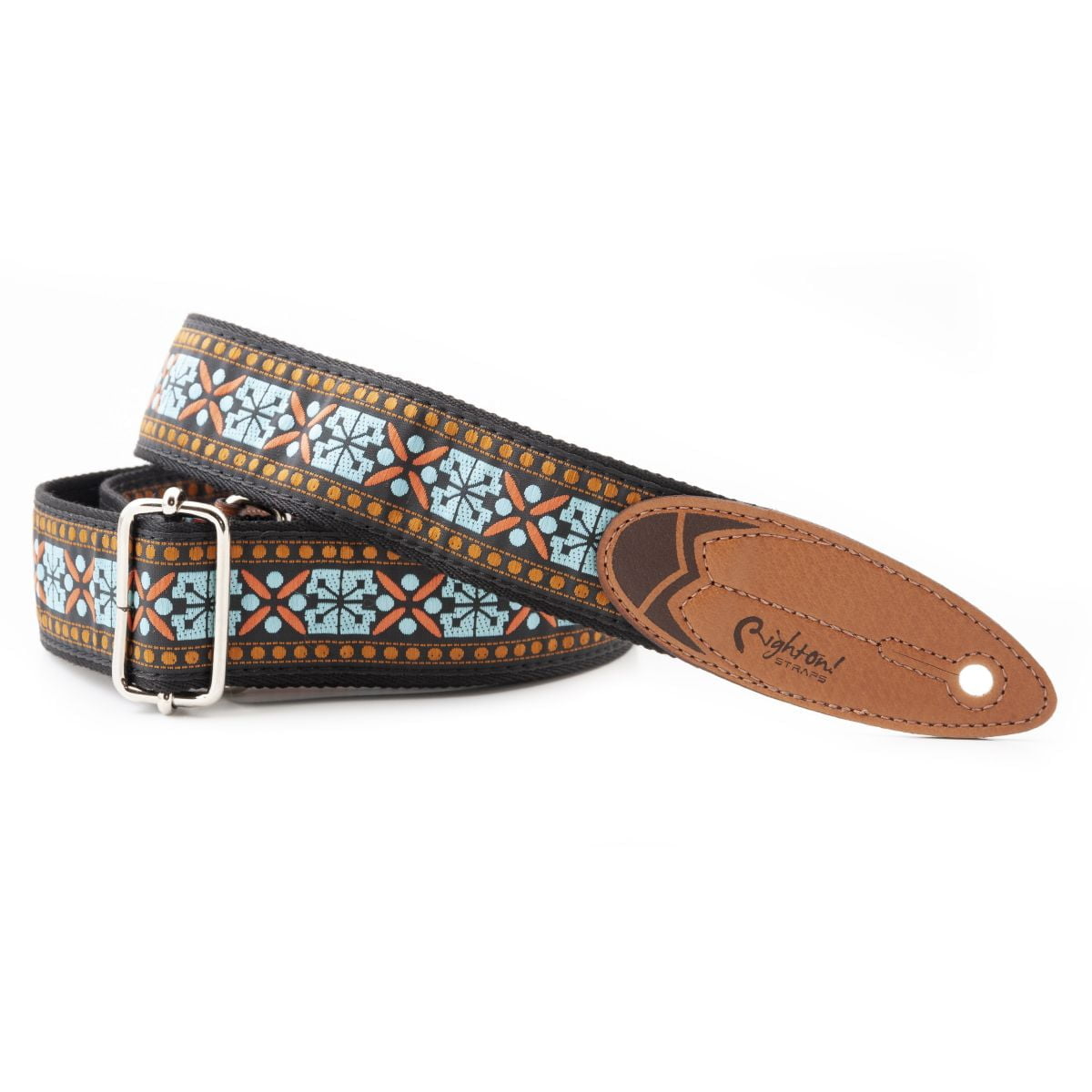 Guitar Strap Road Runner Surf Raider Teal (7)