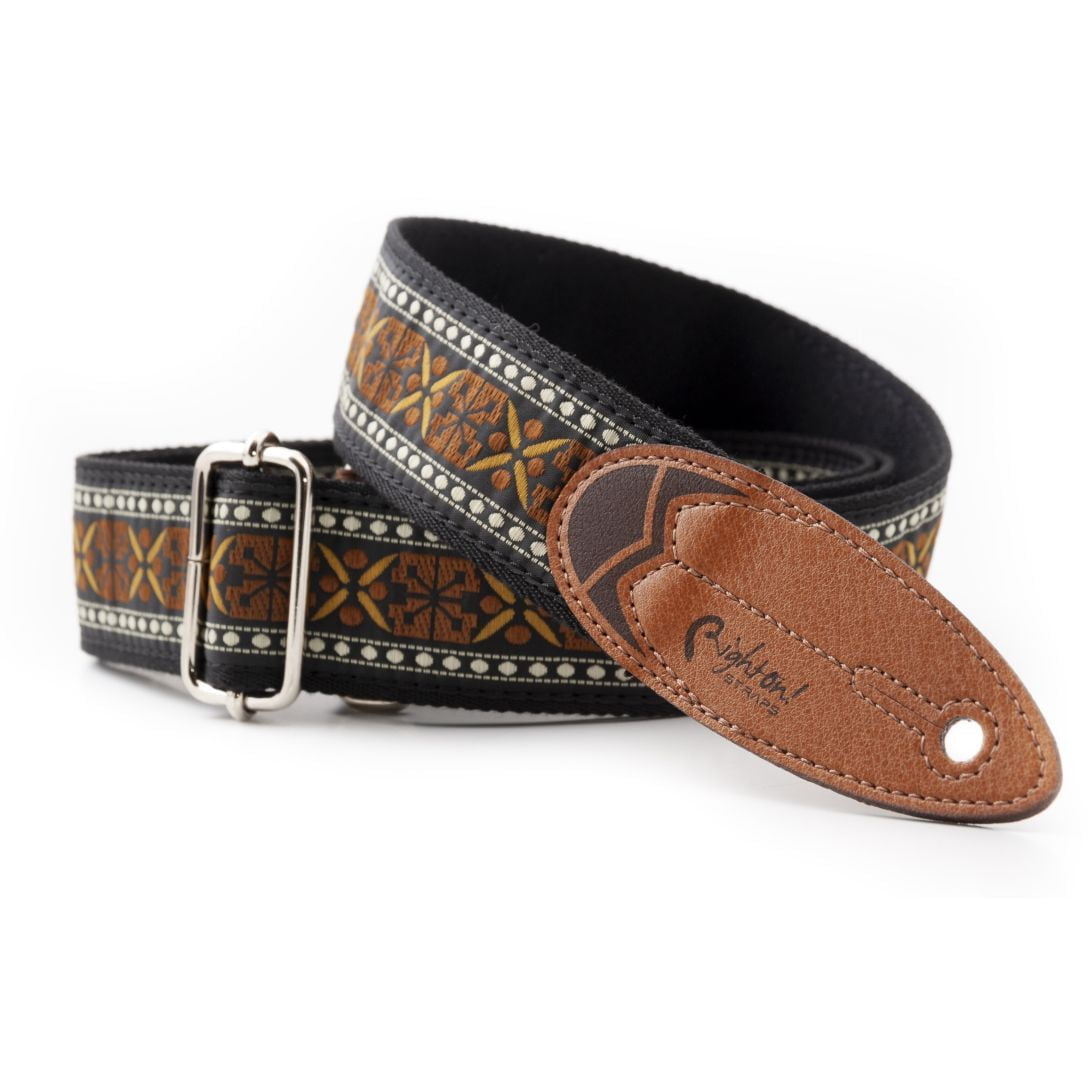 Guitar Strap Road Runner Surf Rider Brown (3)