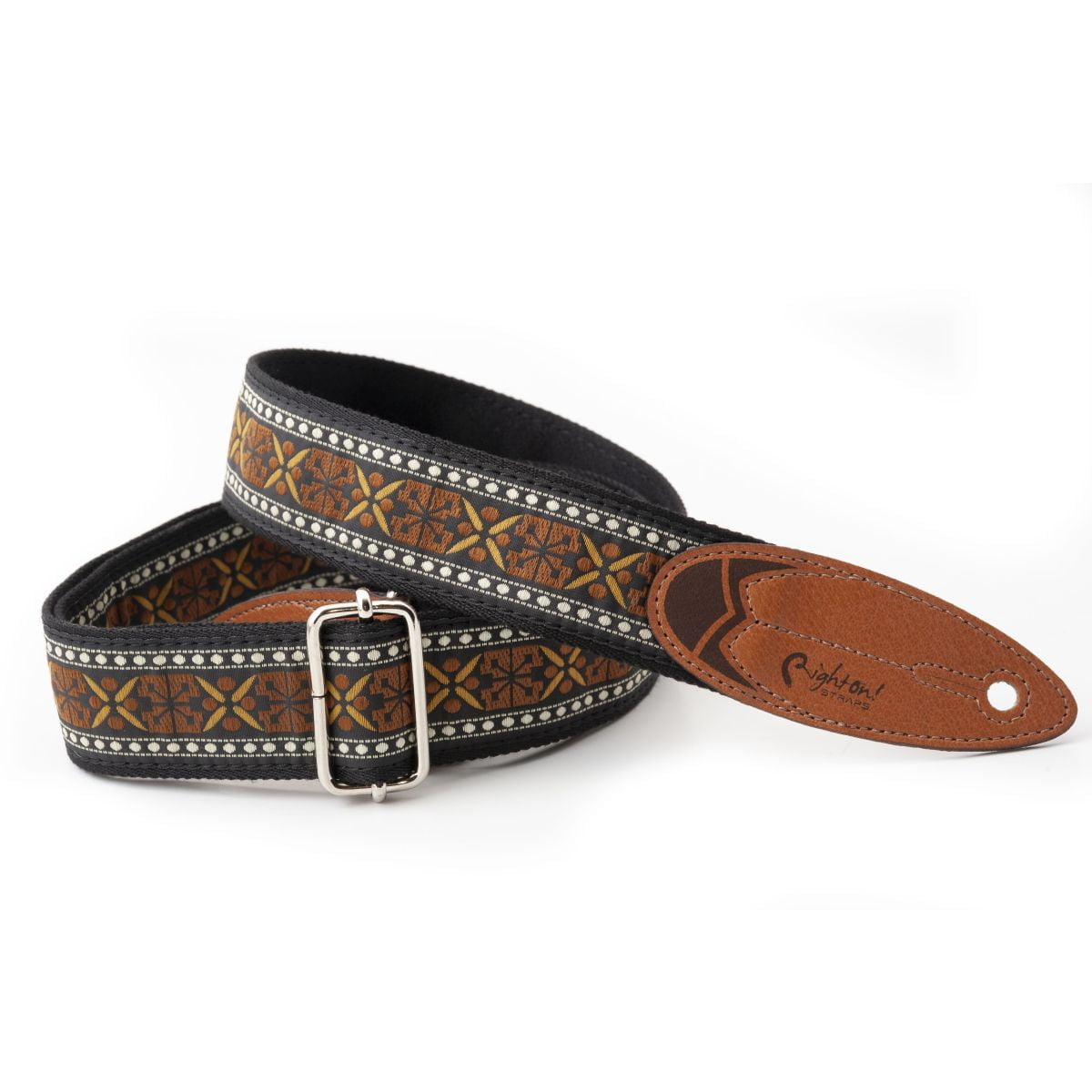 Guitar Strap Road Runner Surf Rider Brown (5)