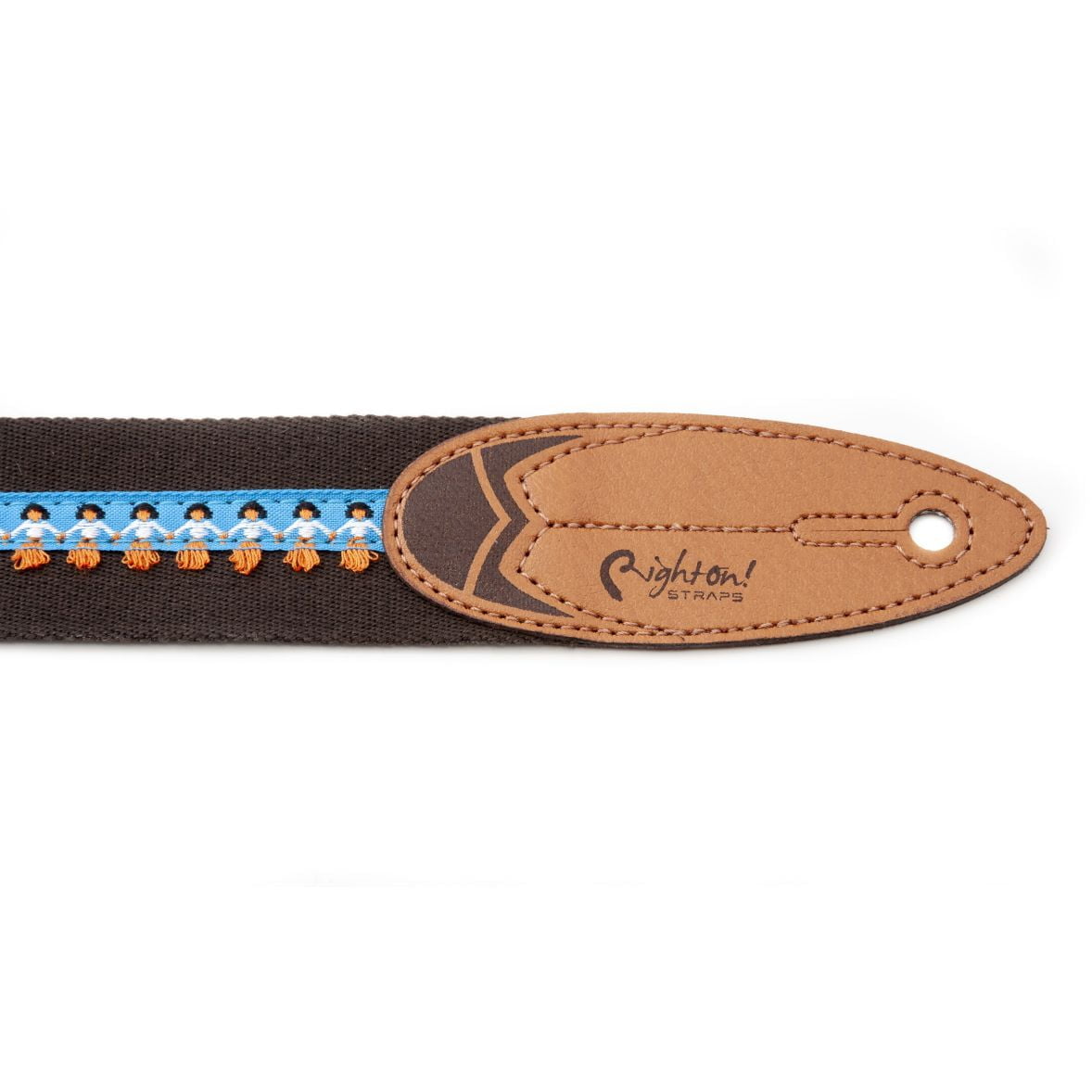 Guitar Strap Road Runner Surf Waimea Brown (5)