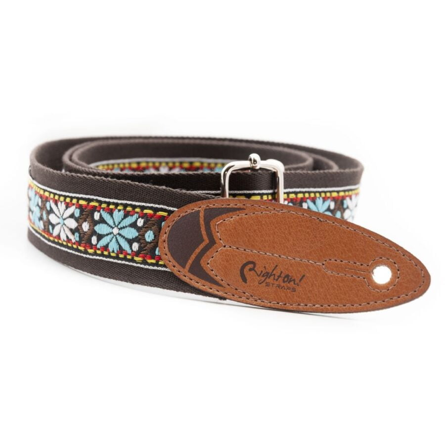 Guitar Strap Road Runner Surf Wind Brown (9)