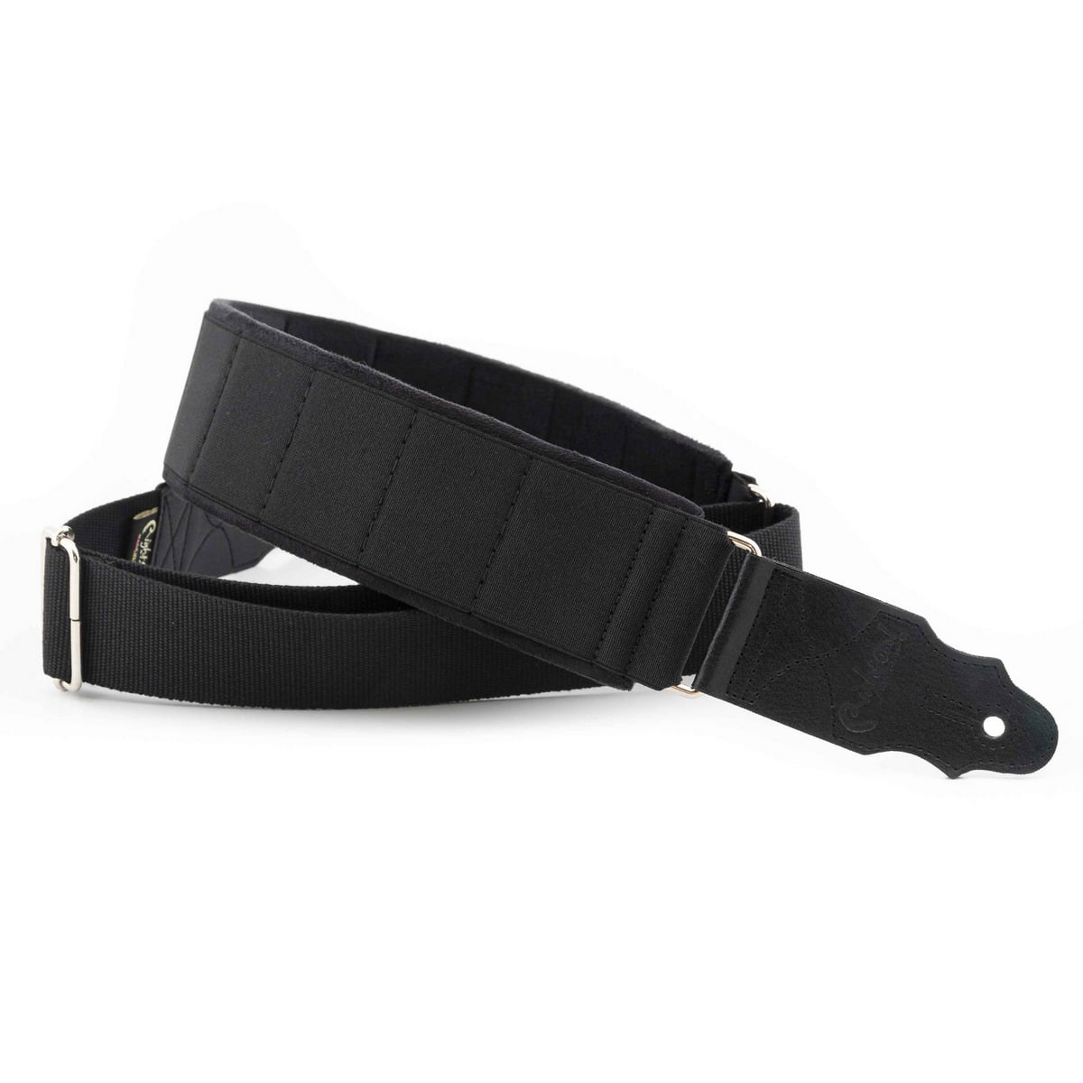 Vegan Guitar Strap Elastic Black 3 1691155254