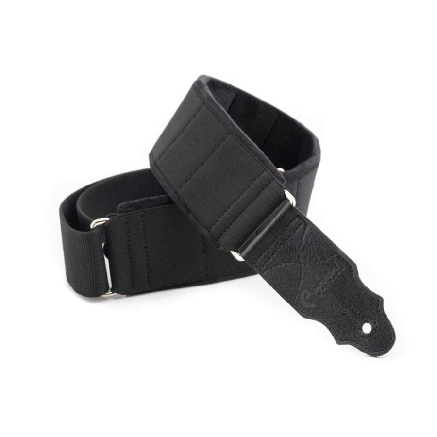 Vegan Guitar Strap Elastic Black 5 1691155256