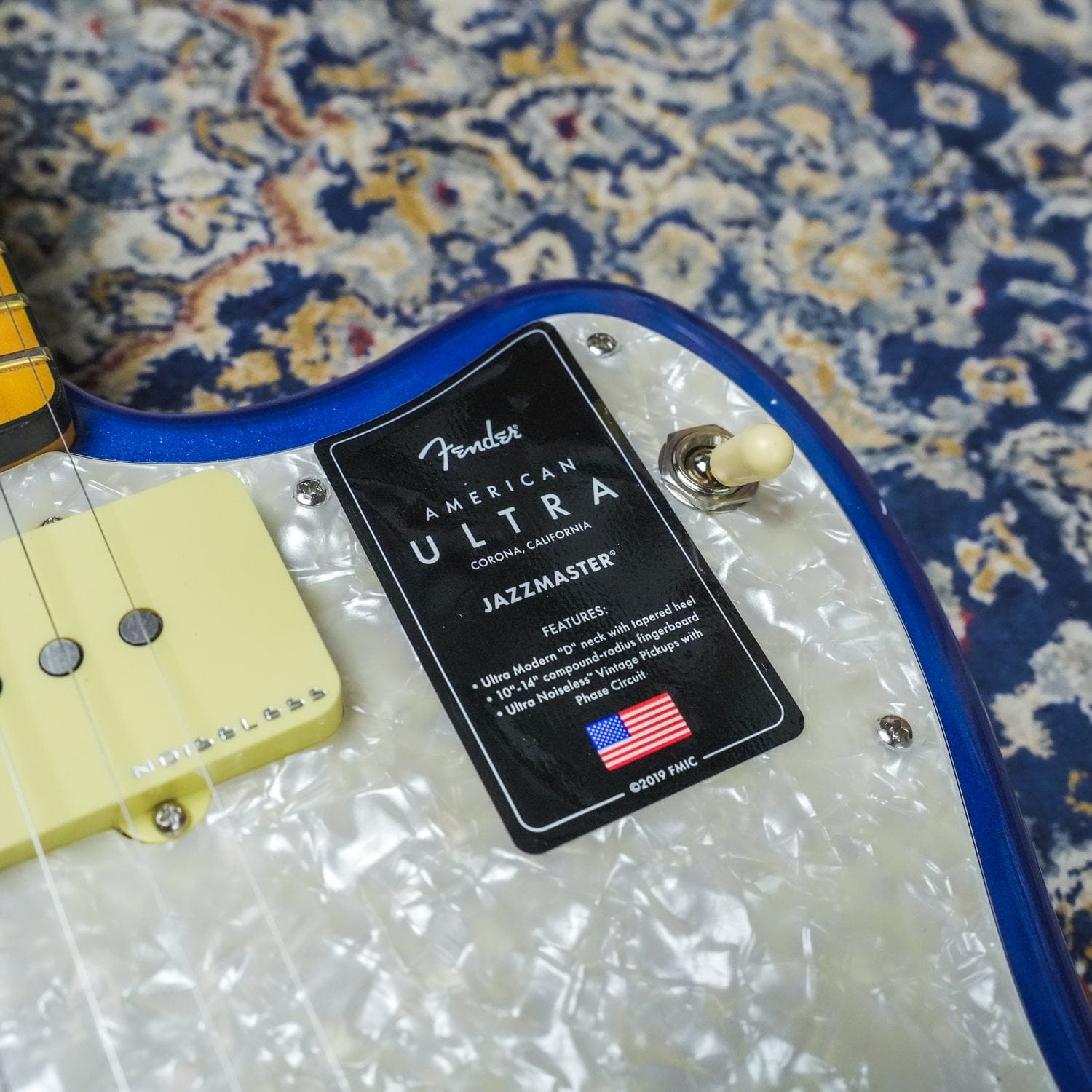 Fender American Ultra Jazzmaster Cobra Blue (7)
