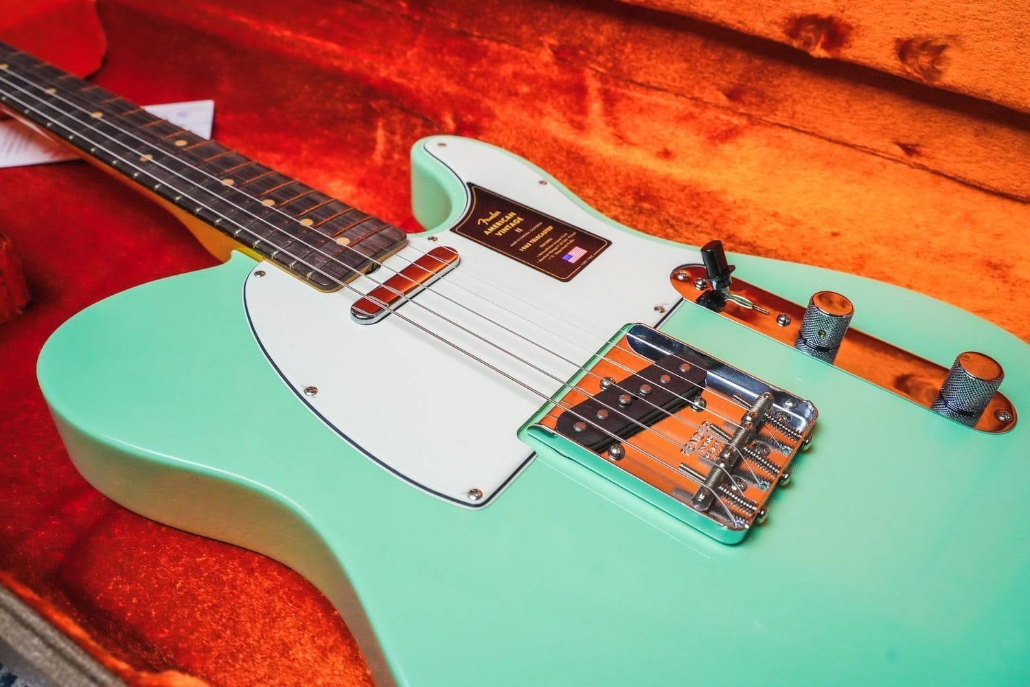 Fender American Vintage Ii 1963 Telecaster Surf Green (2)