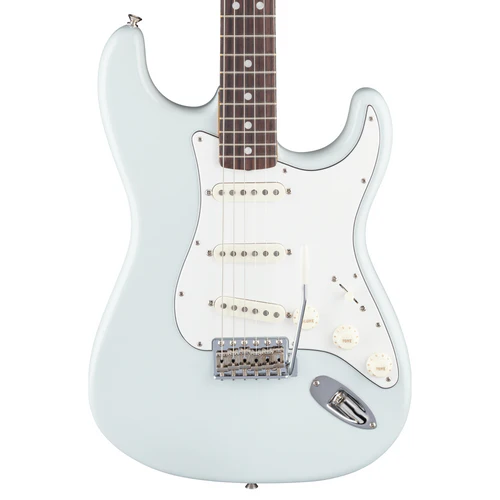 0110280872 Fender American Vintage 65 Stratocaster Electric Guitar Rosewood Sonic Blue 1 500x