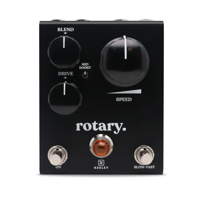 Keeley Electronics New Rotary Guitar Effect Pedal 001 Front Scaled.jpg
