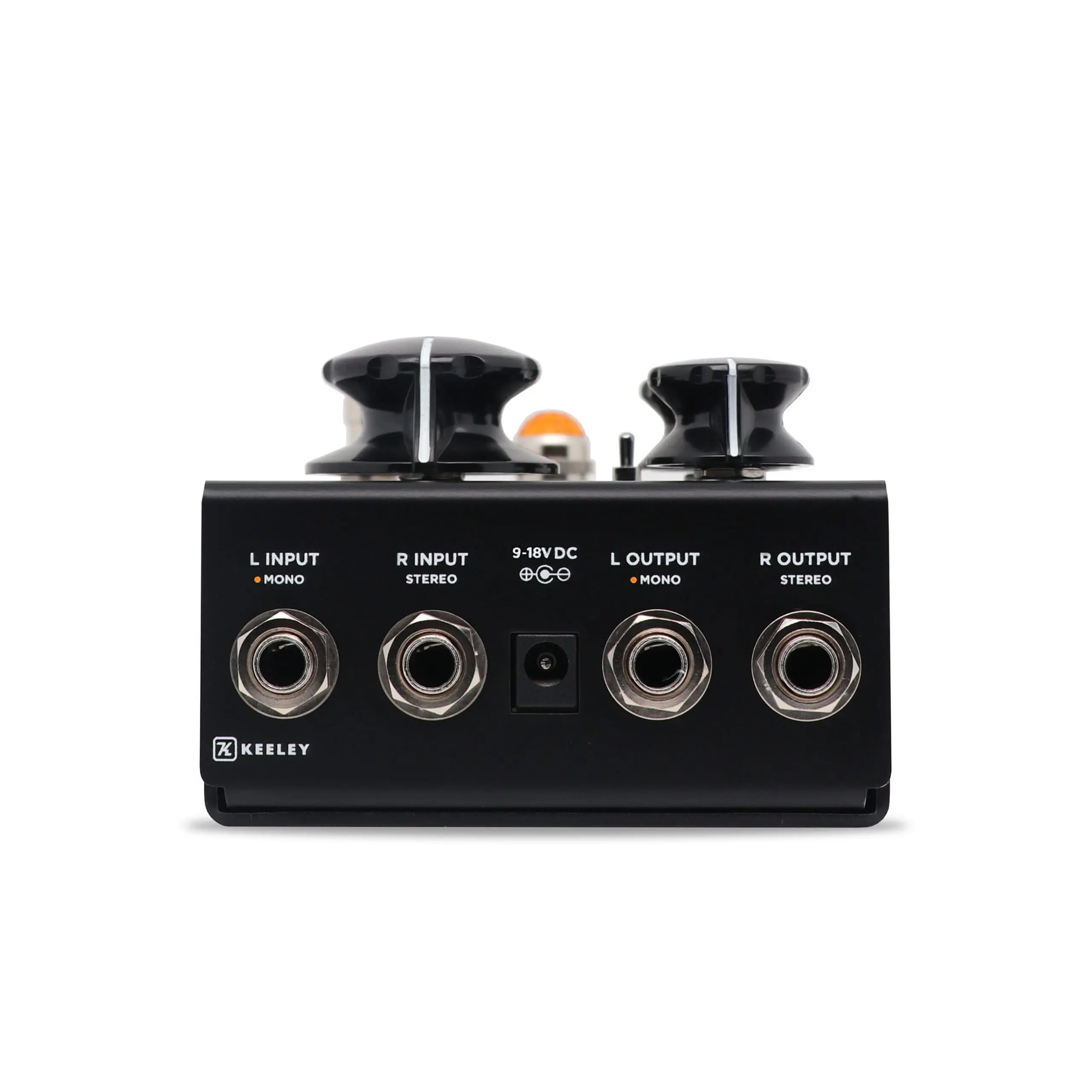 Keeley Electronics New Rotary Guitar Effect Pedal 002 Jacks Scaled.jpg