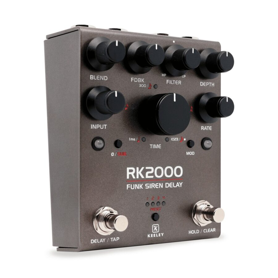 Keeley Electronics Rk2000 Funk Siren Delay 005 Tall Angle Left Scaled