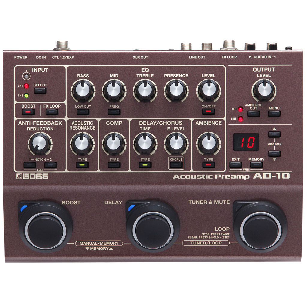 Boss Ad 10 Acoustic Preamp Pedal