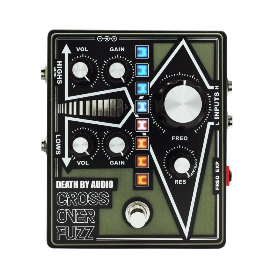 Death By Audio Crossover Black Front View Led Cyberlight Mode 2048x