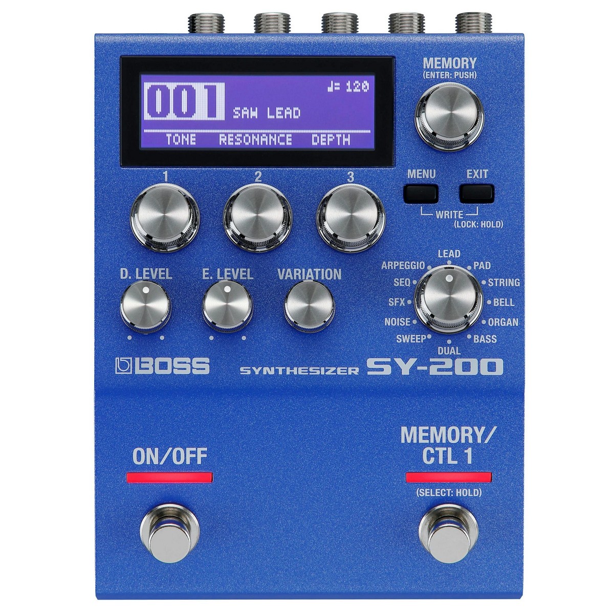 Boss Sy 200 Guitar Synthesizer Pedal 1