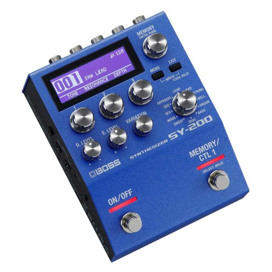 Boss Sy 200 Guitar Synthesizer Pedal 2