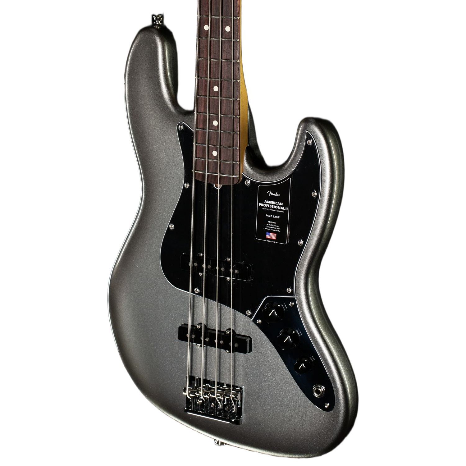 Fender American Professional I I Jazz Bass Mercury Rosewood Fingerboard 1 X
