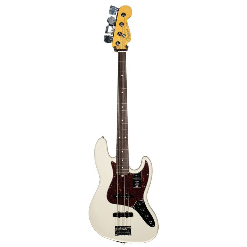 Fender American Professional I I Jazz Bass Olympic White Rosewood Fingerboard 2 X