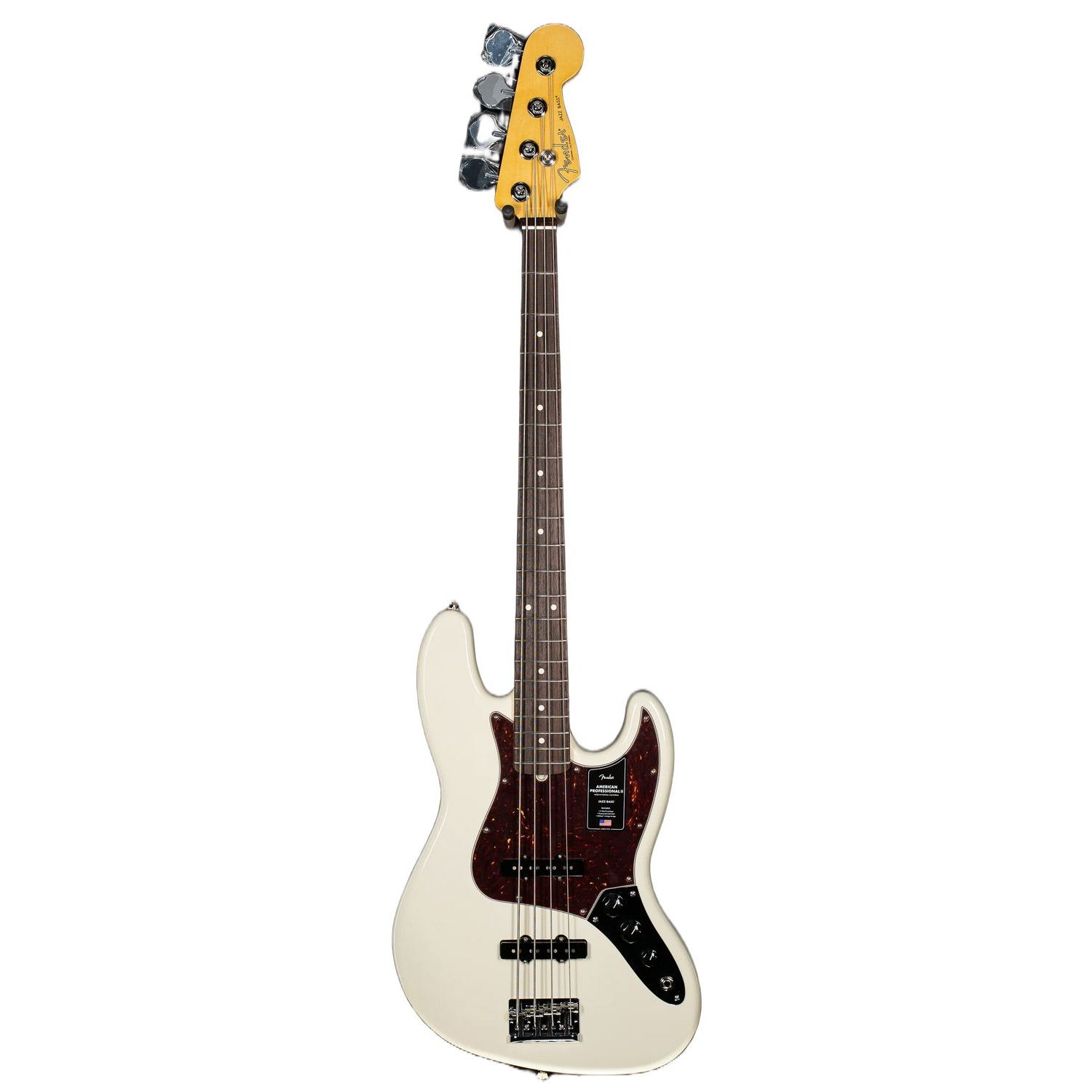 Fender American Professional I I Jazz Bass Olympic White Rosewood Fingerboard 2 X