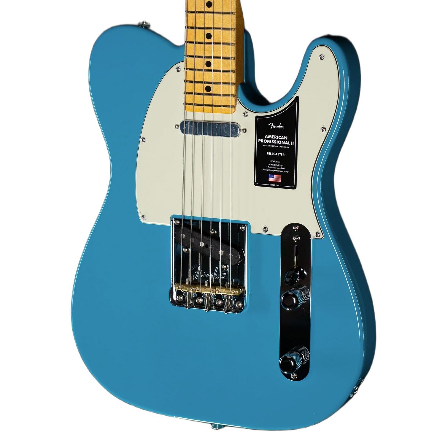 Fender American Professional I I Telecaster Miami Blue 1 X
