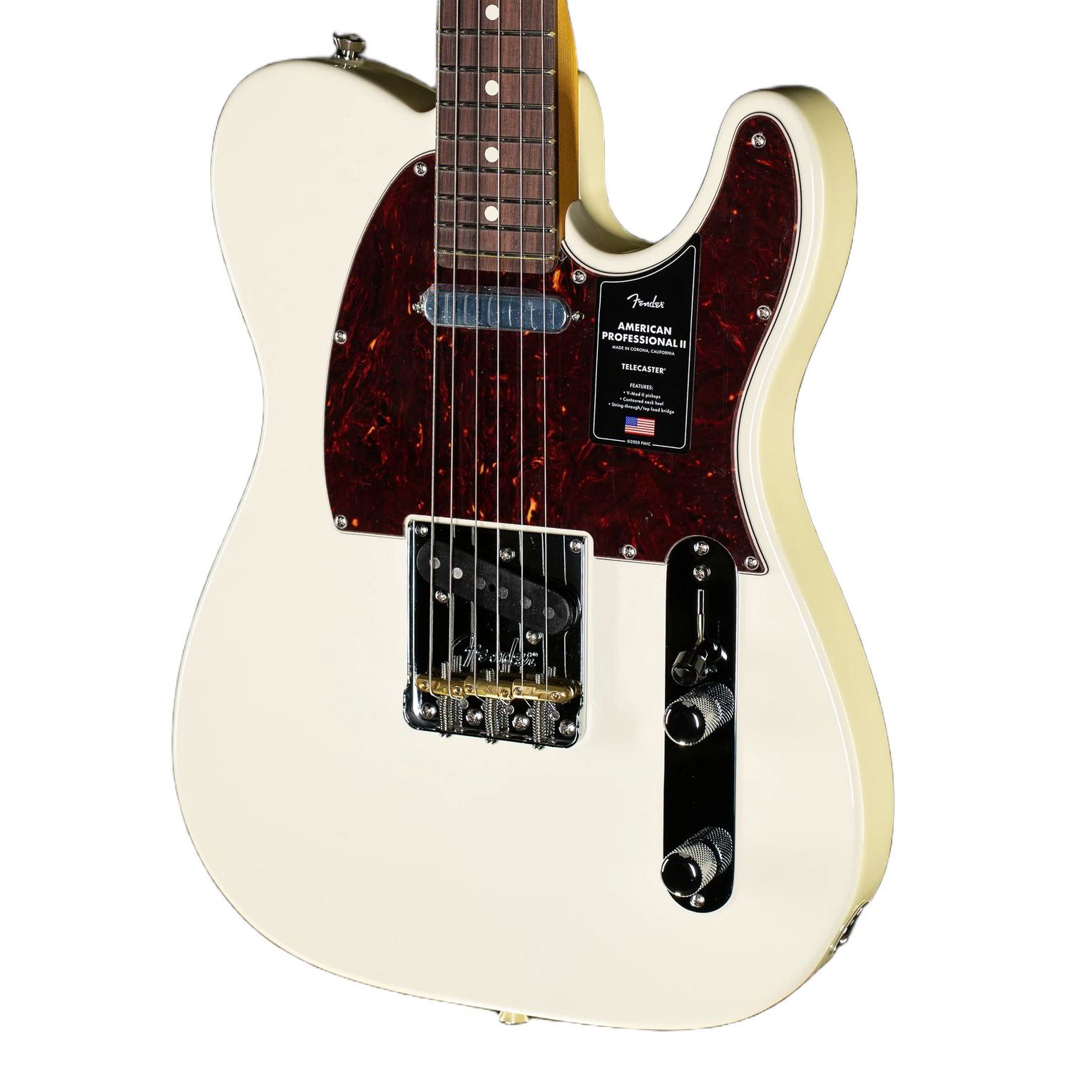 Fender American Professional I I Telecaster Rosewood Olympic White 1 X